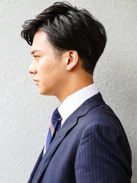 人気のビジネスヘア 