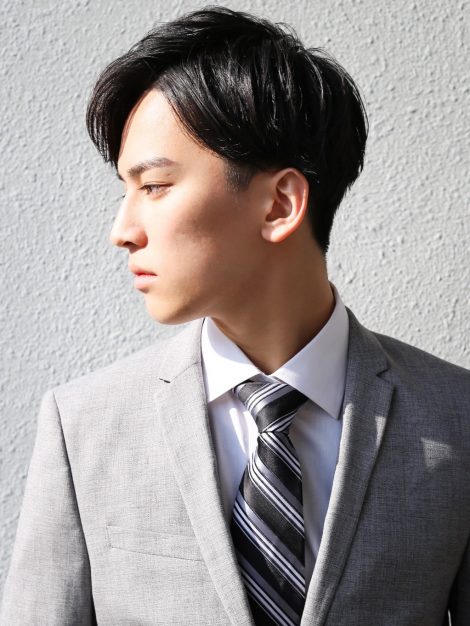 人気のビジネスヘア 
