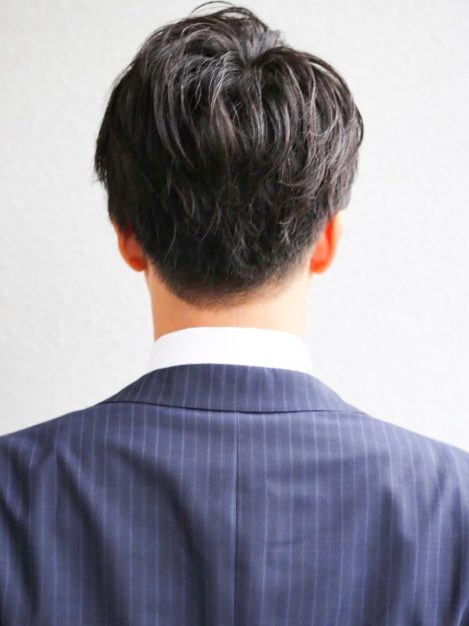 人気のビジネスヘア 