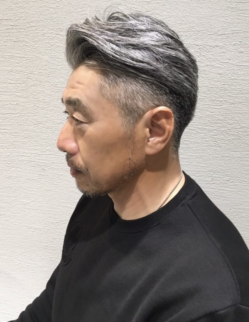 40代、50代のデキる男の刈り上げヘア(ko-26)