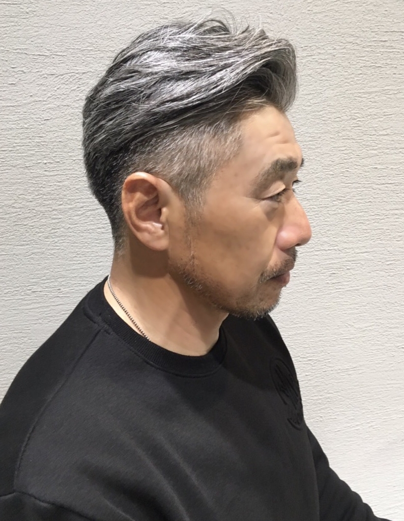 40代、50代のデキる男の刈り上げヘア(ko-26)
