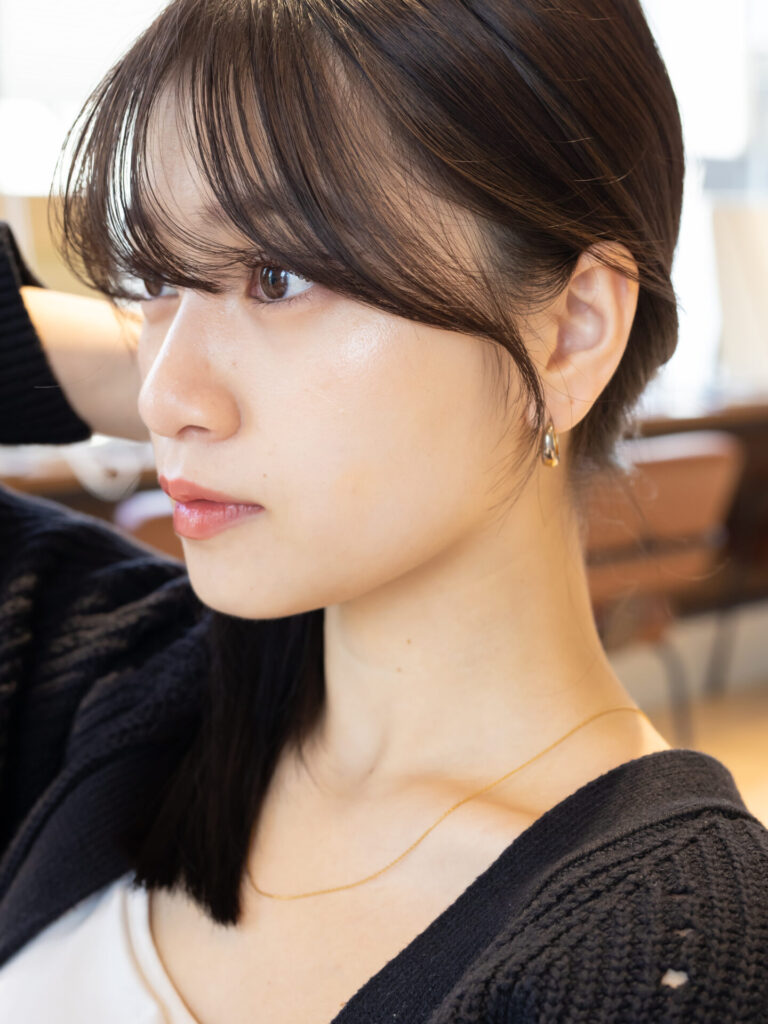 大人可愛いくびれヘア×シースルーバング