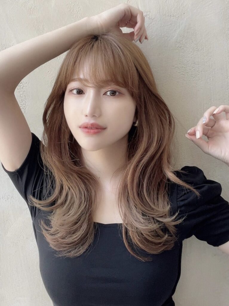 🤍20代30代40代大人かわいいロング 韓国レイヤー くびれヘア🤍