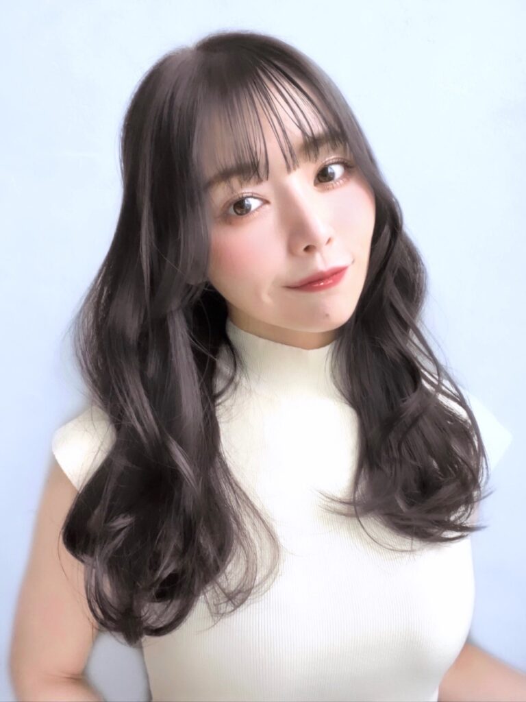 ♥盛れるシースルーぱっつん透明感カラー♥