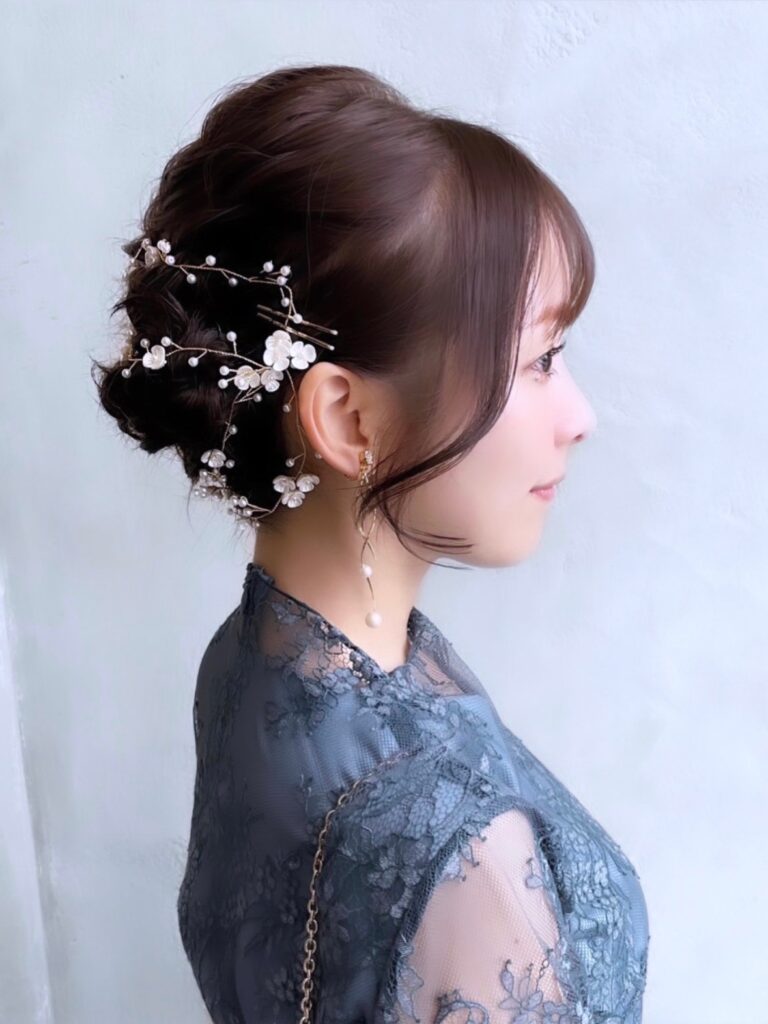 ♡360度かわいいふわふわシニヨンアレンジ♡
