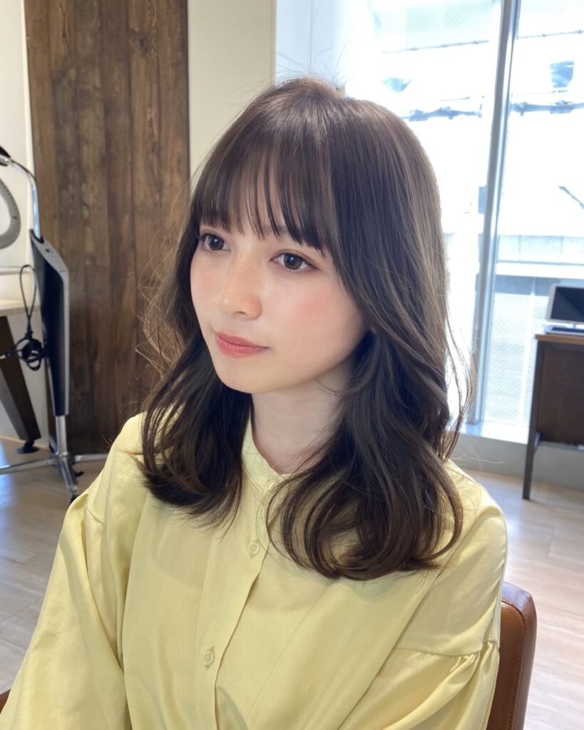 ふわっと可愛いミディアムヘア☆