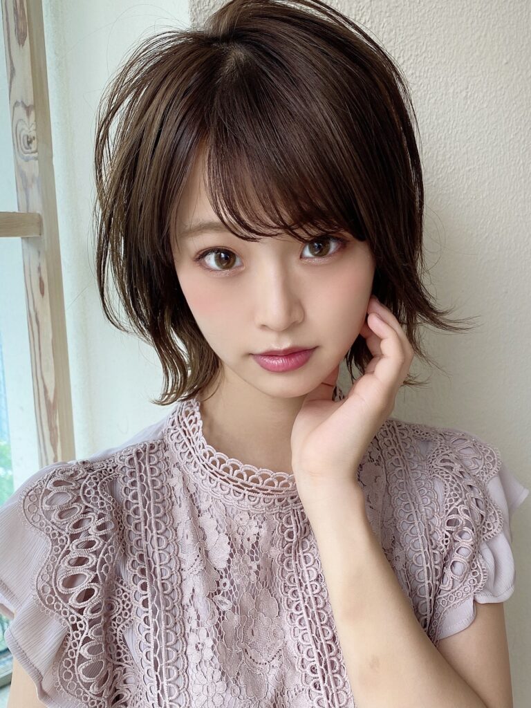 大人かわいいショートボブ