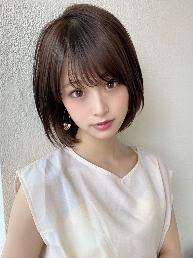 大人かわいいショートボブ