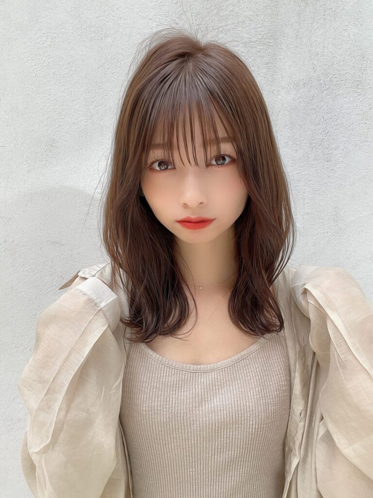 20代30代大人かわいいセミロングヘア★ブランジュ