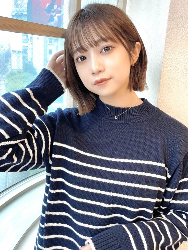 大人可愛い小顔前下がりボブ×ナチュラルボブ×ミニボブ20代30代