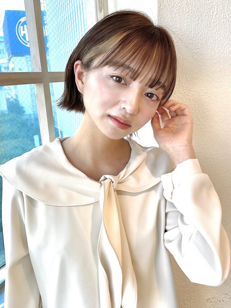大人可愛い小顔耳掛けボブ×ナチュラルボブ×ミニボブ20代30代