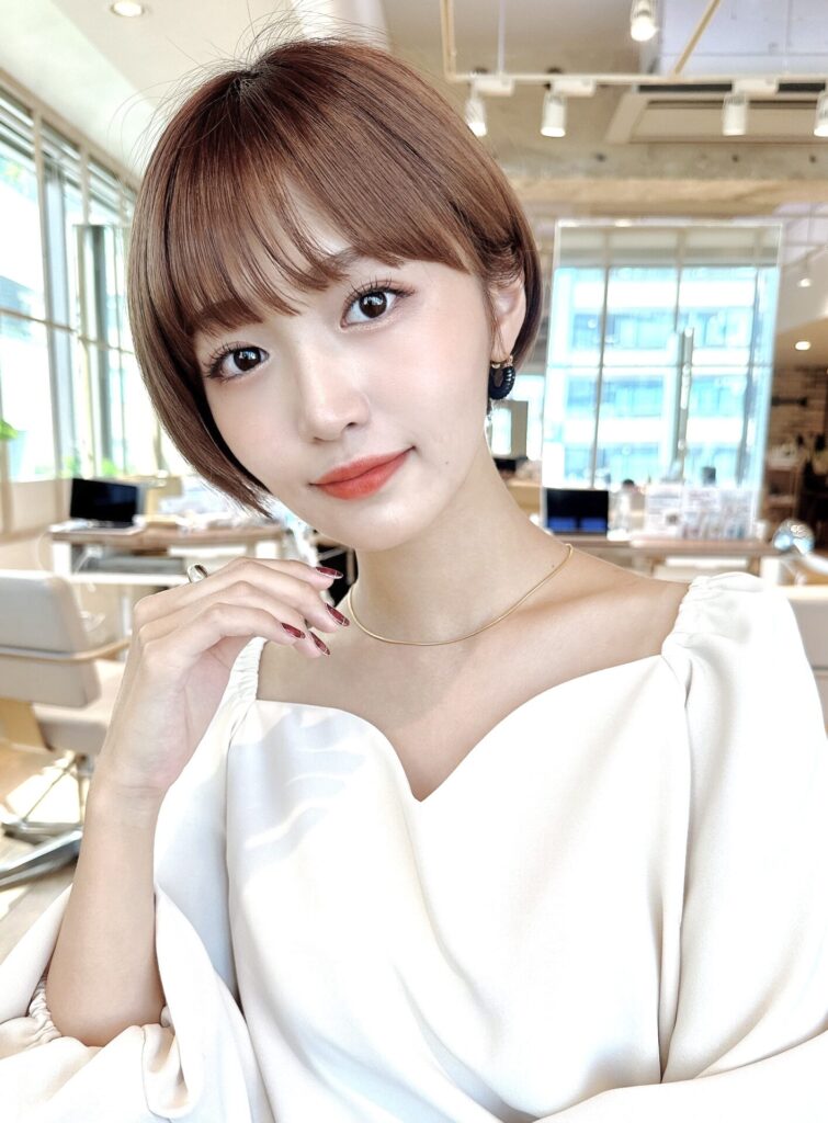 大人可愛い小顔ショートボブ×ナチュラルボブ×ミニボブ20代30代