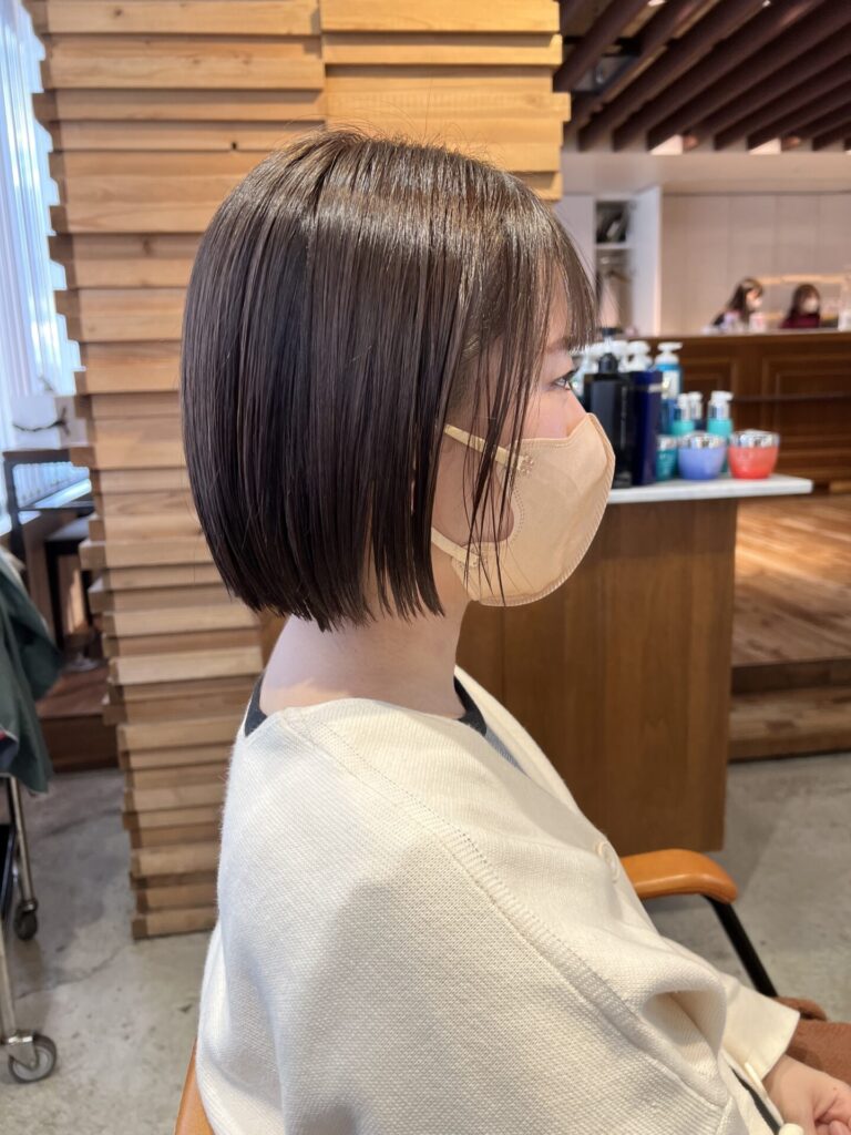 シンプル大人ボブ