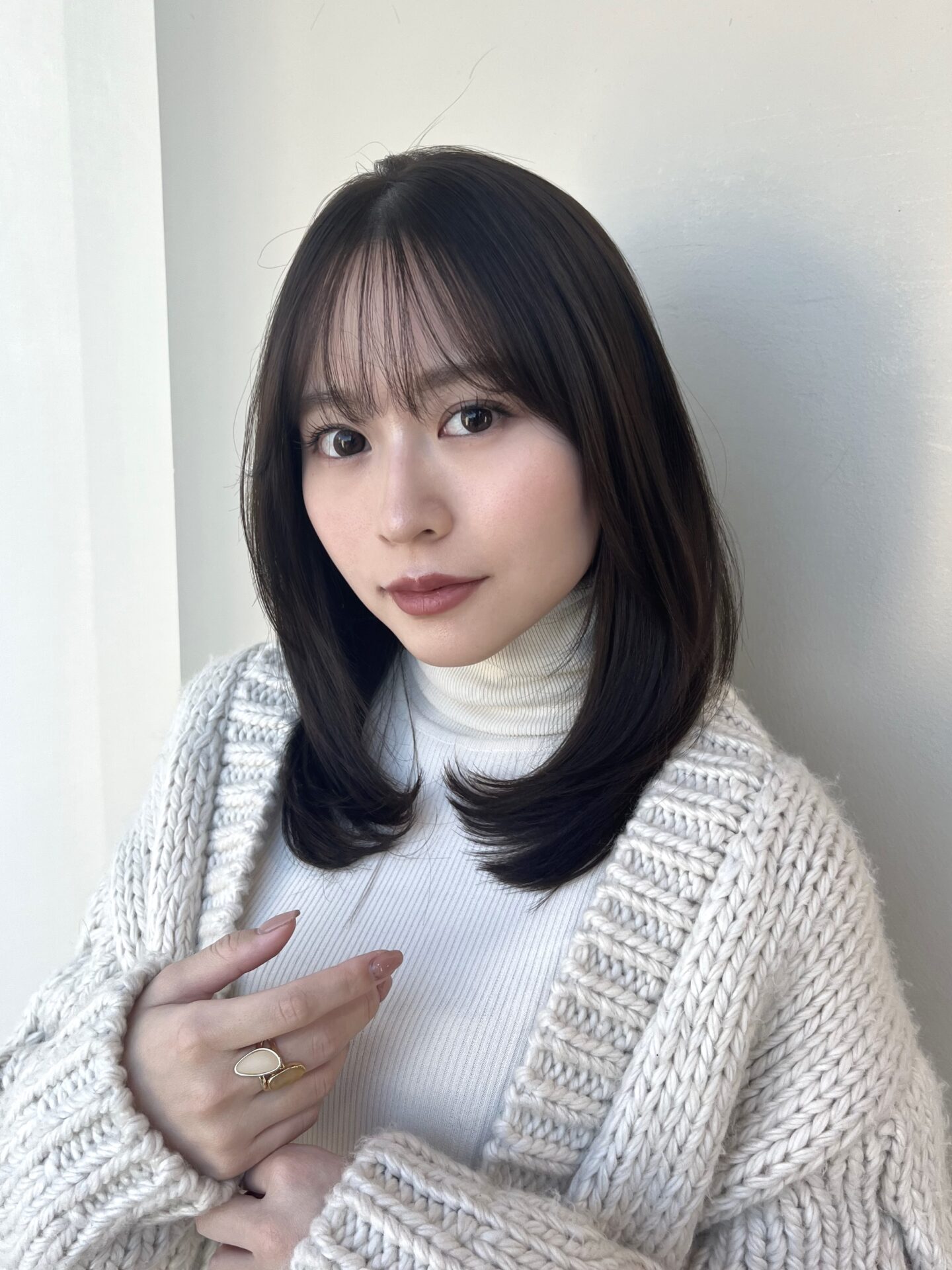 大人可愛いナチュラルヘア