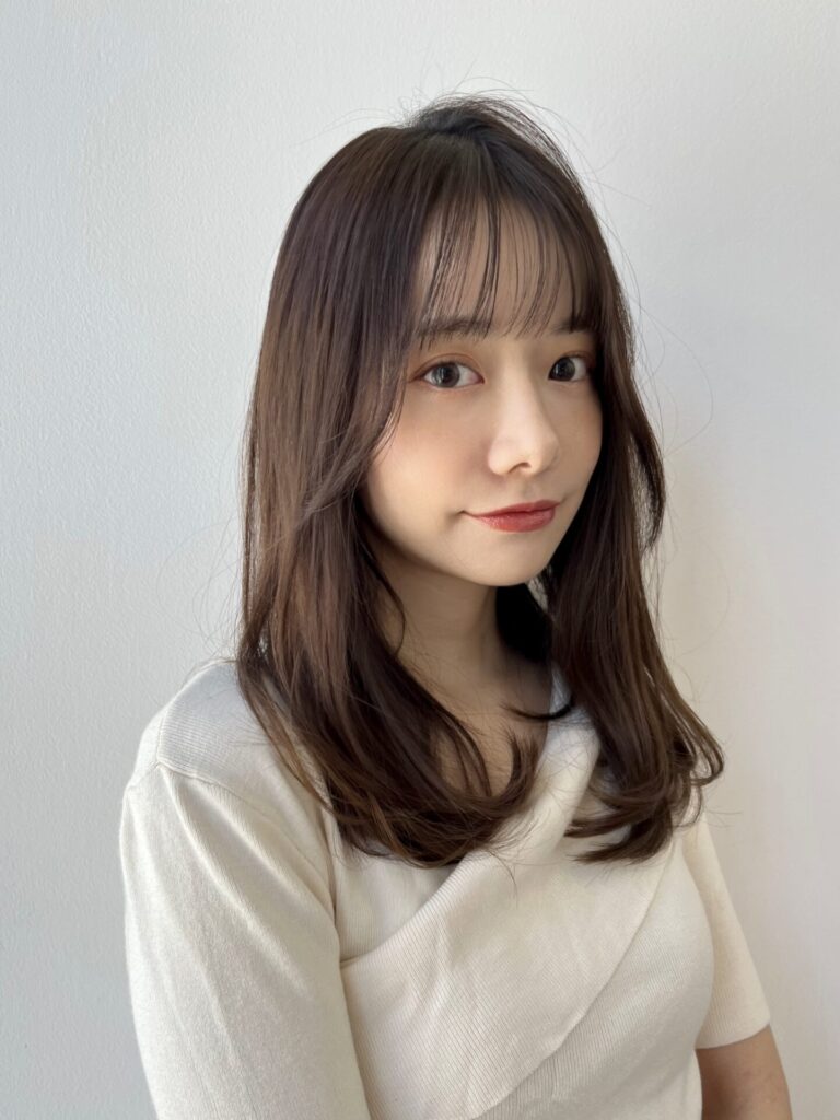 ワンカールでナチュラル大人可愛いヘア