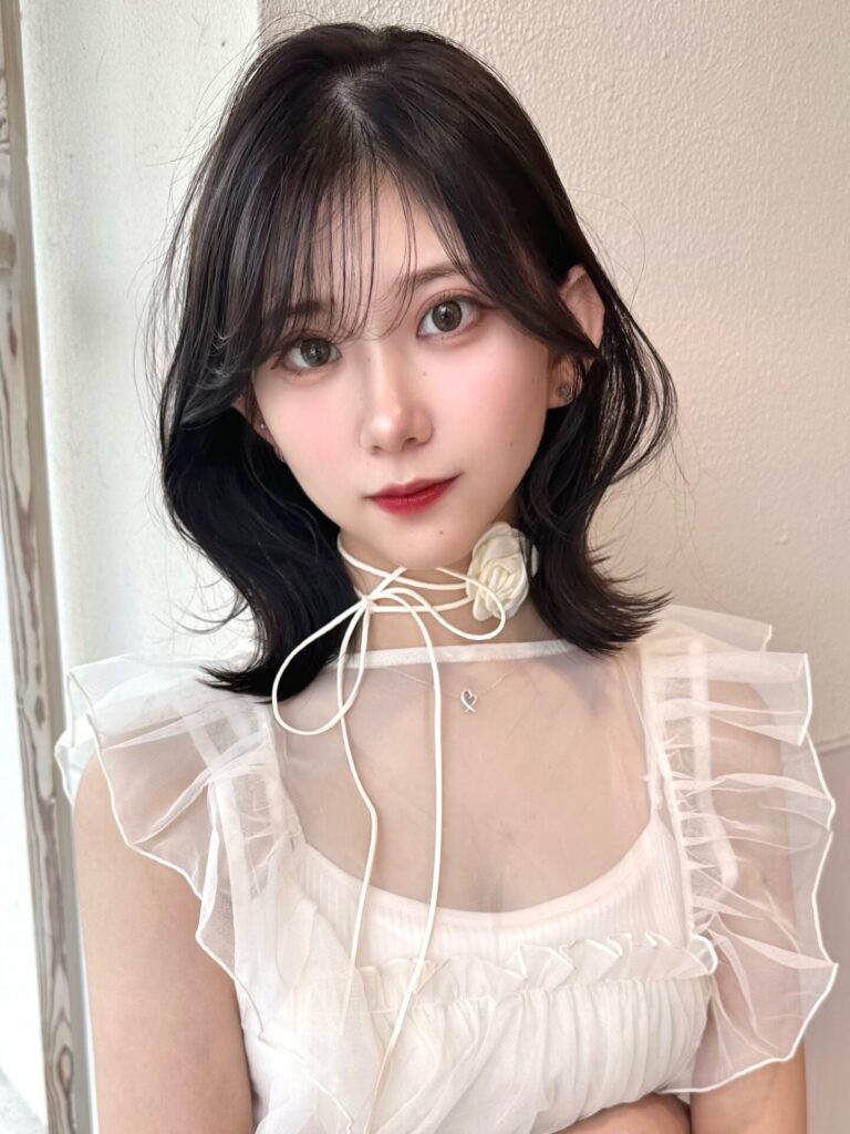 イメチェン大人可愛い小顔前下がりボブ×結べるボブ20代30代40代