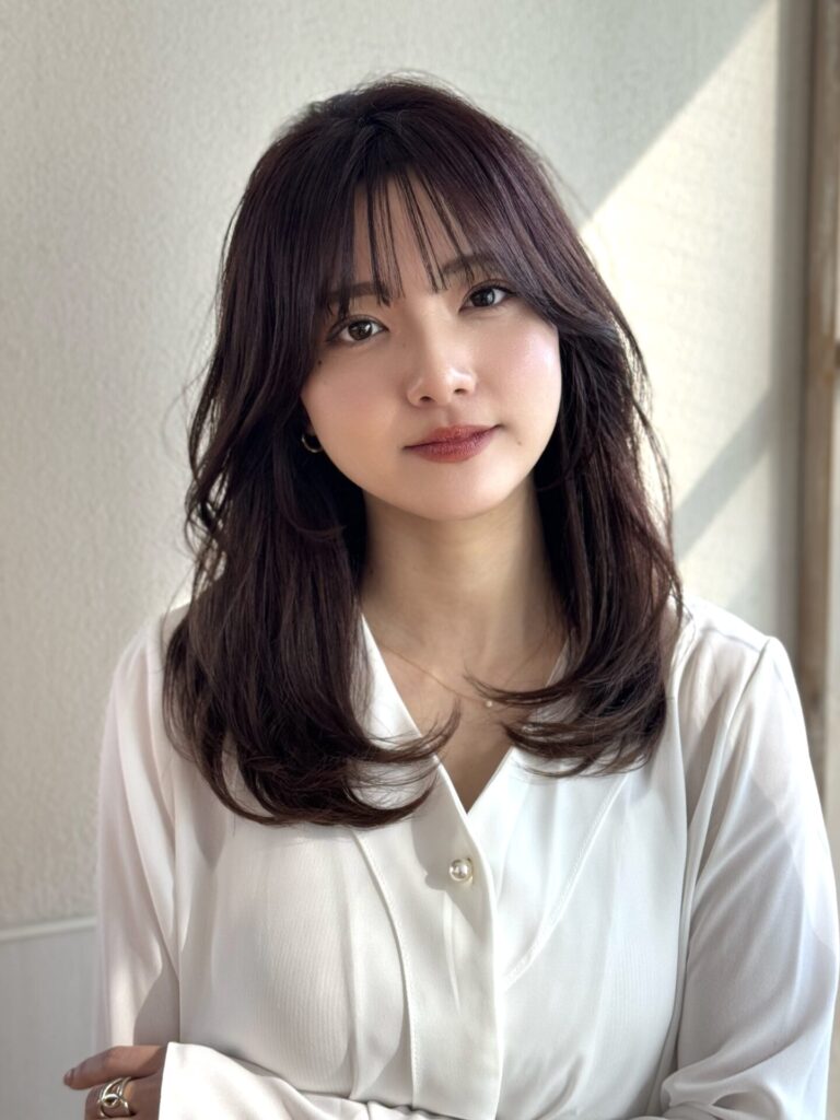ワンカールで可愛いセミディスタイル
