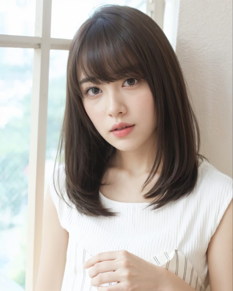 内巻きワンカールレイヤーカット