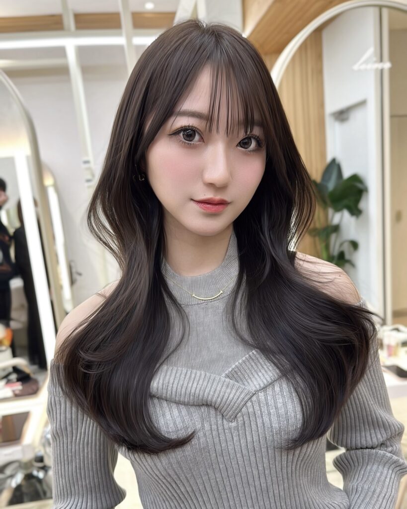 レイヤーカット　こだわり抜いた顔まわりカット　小顔になる似合わせ顔まわり