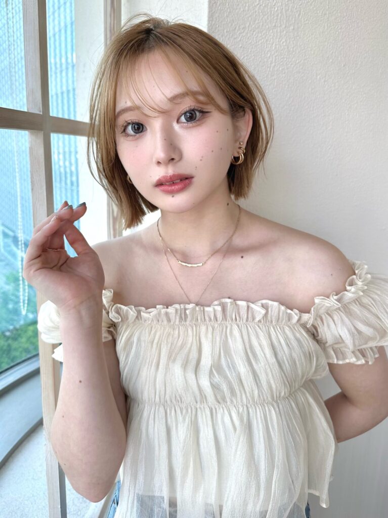 イメチェン大人可愛い小顔前下がりボブ×結べるボブ20代30代40代