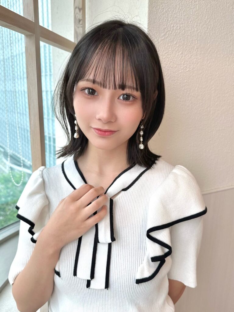 イメチェン大人可愛い小顔前下がりボブ×結べるボブ20代30代40代