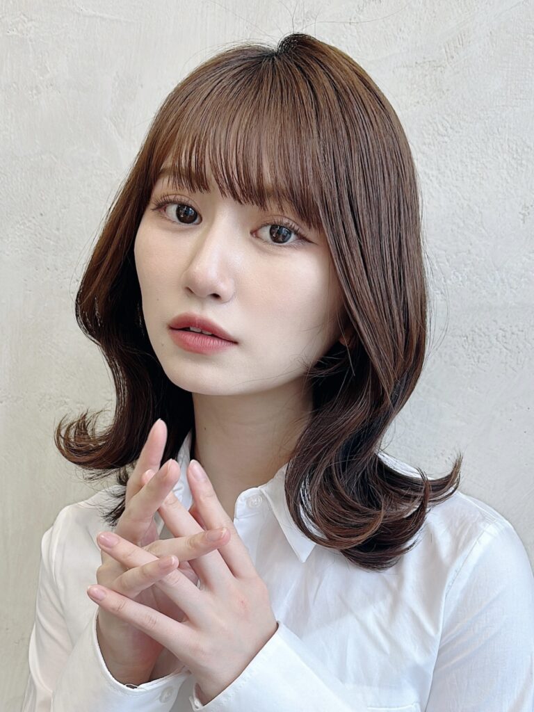 🤍20代30代40代大人かわいいミディアム くびれヘア🤍