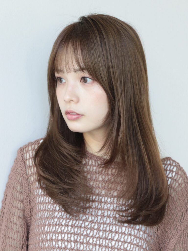 ワンカールで可愛い大人ミディアムヘア