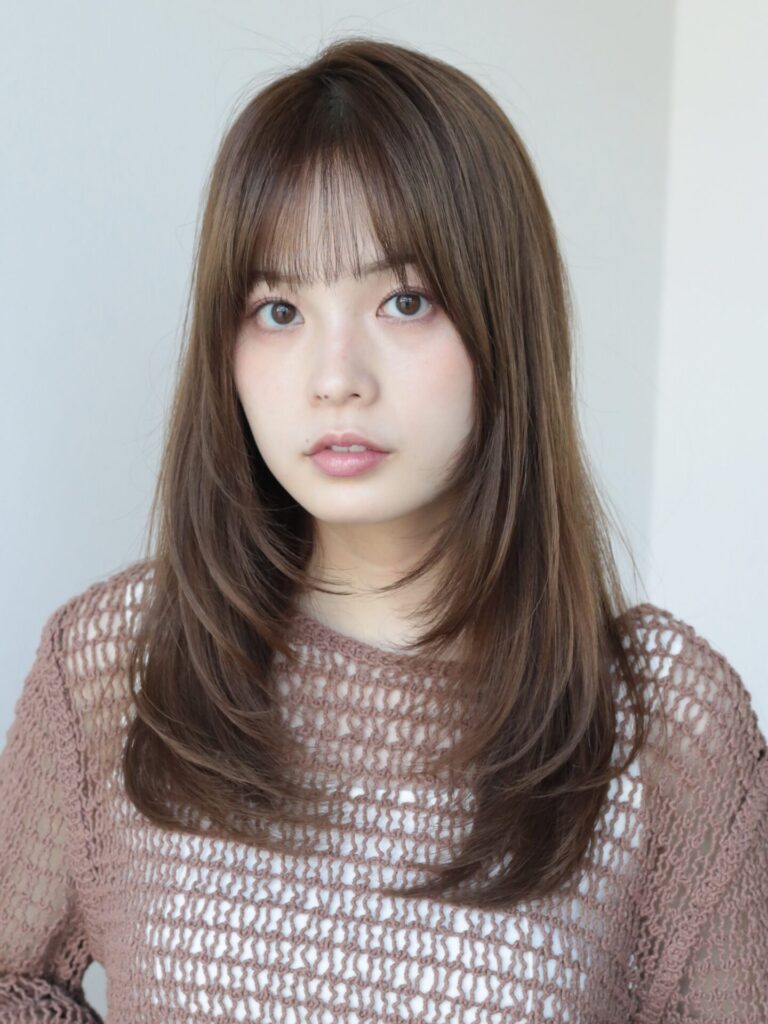 ワンカールで可愛いミディアムヘア