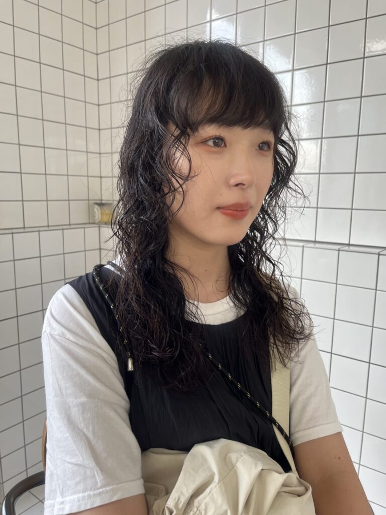 ロングパーマ