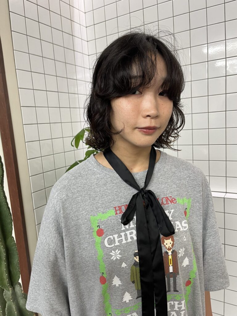 癖っ毛風
