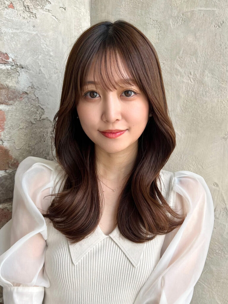 大人可愛いレイヤースタイル / くびれヘア