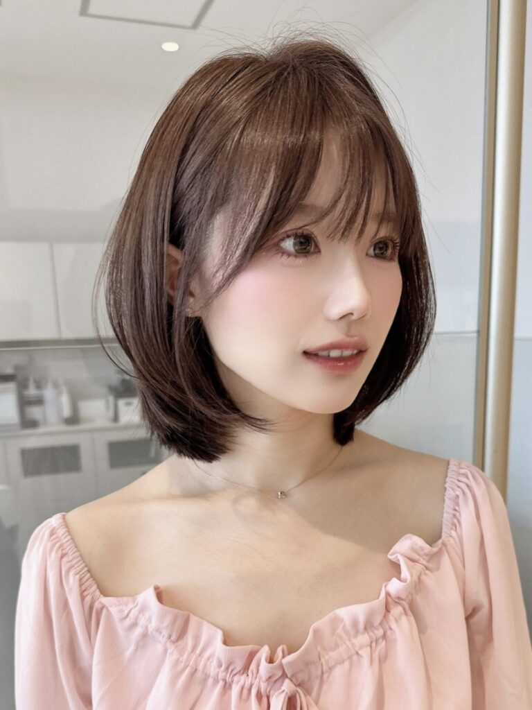 長めボリュームボブ