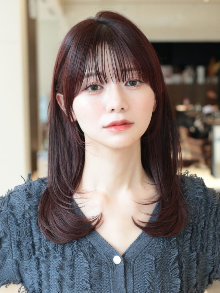 大人可愛いレイヤースタイル