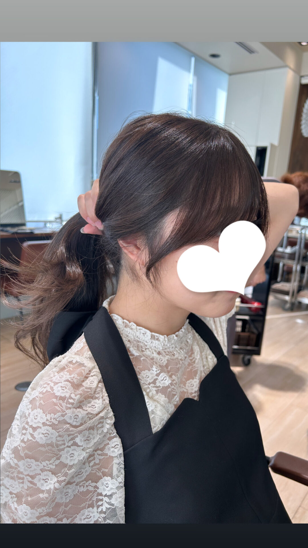 顔まわりカット