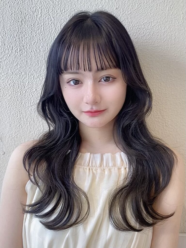 ふわっと可愛いウェーブヘア