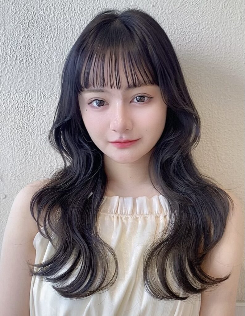 ふわっと可愛いウェーブヘア