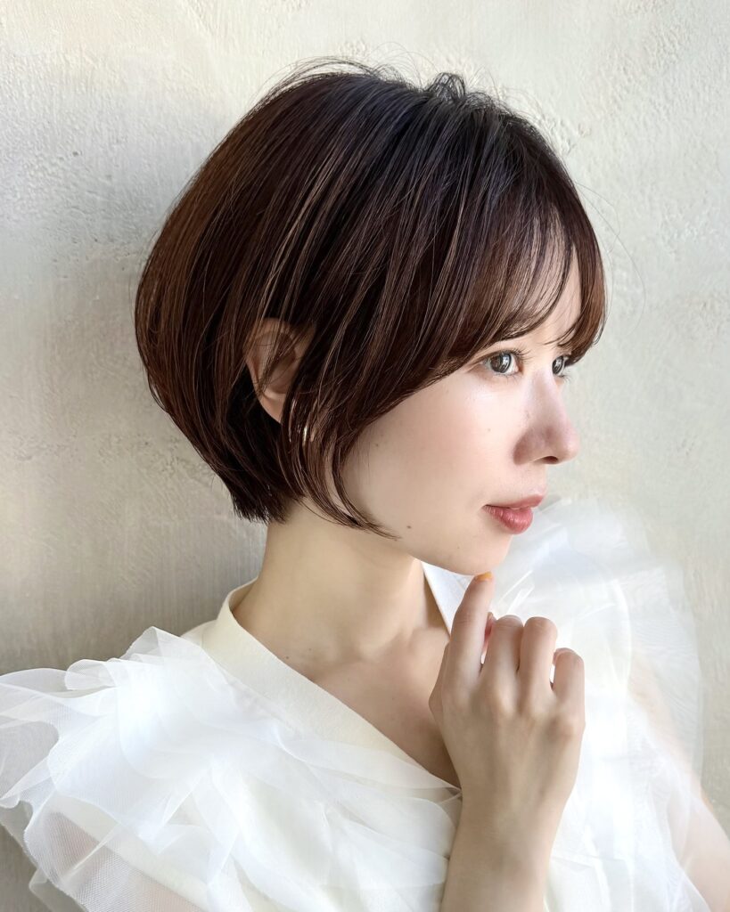 絶壁解消！立体感ショートボブ
