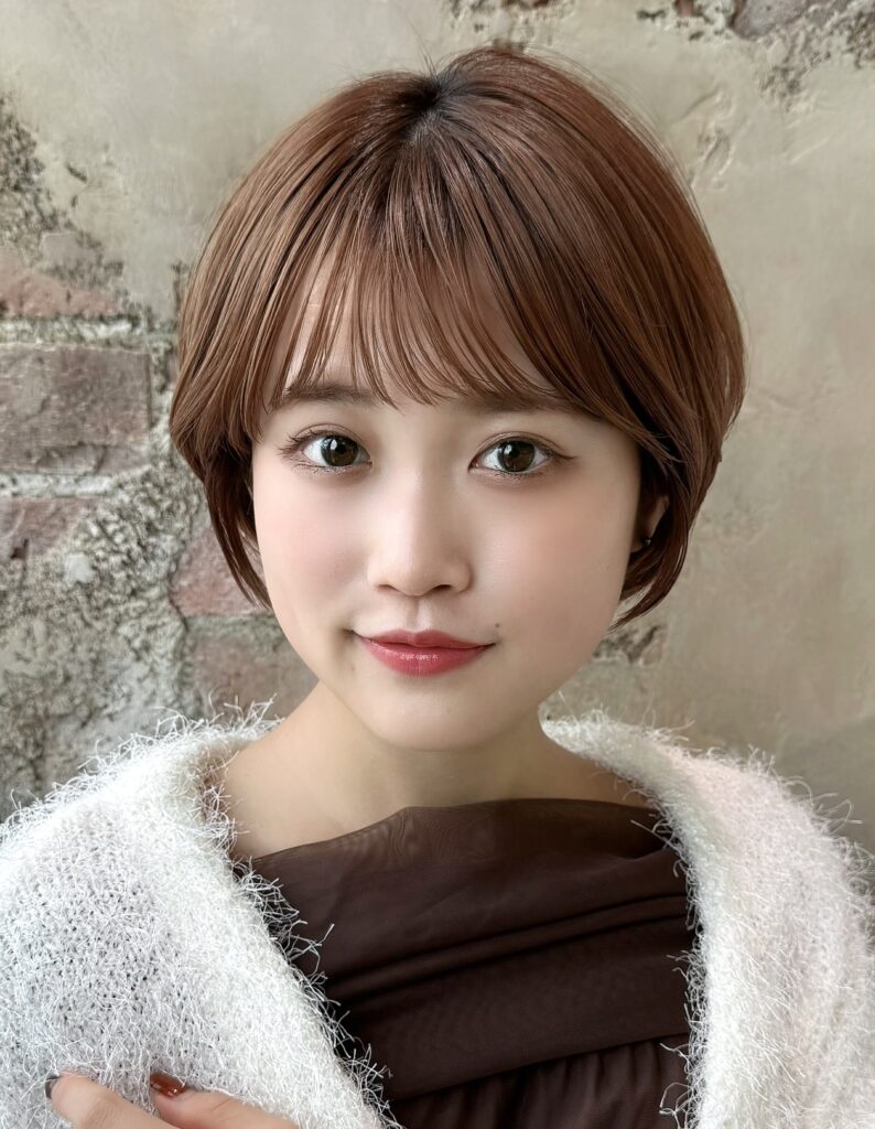 愛されショートボブ　新宿