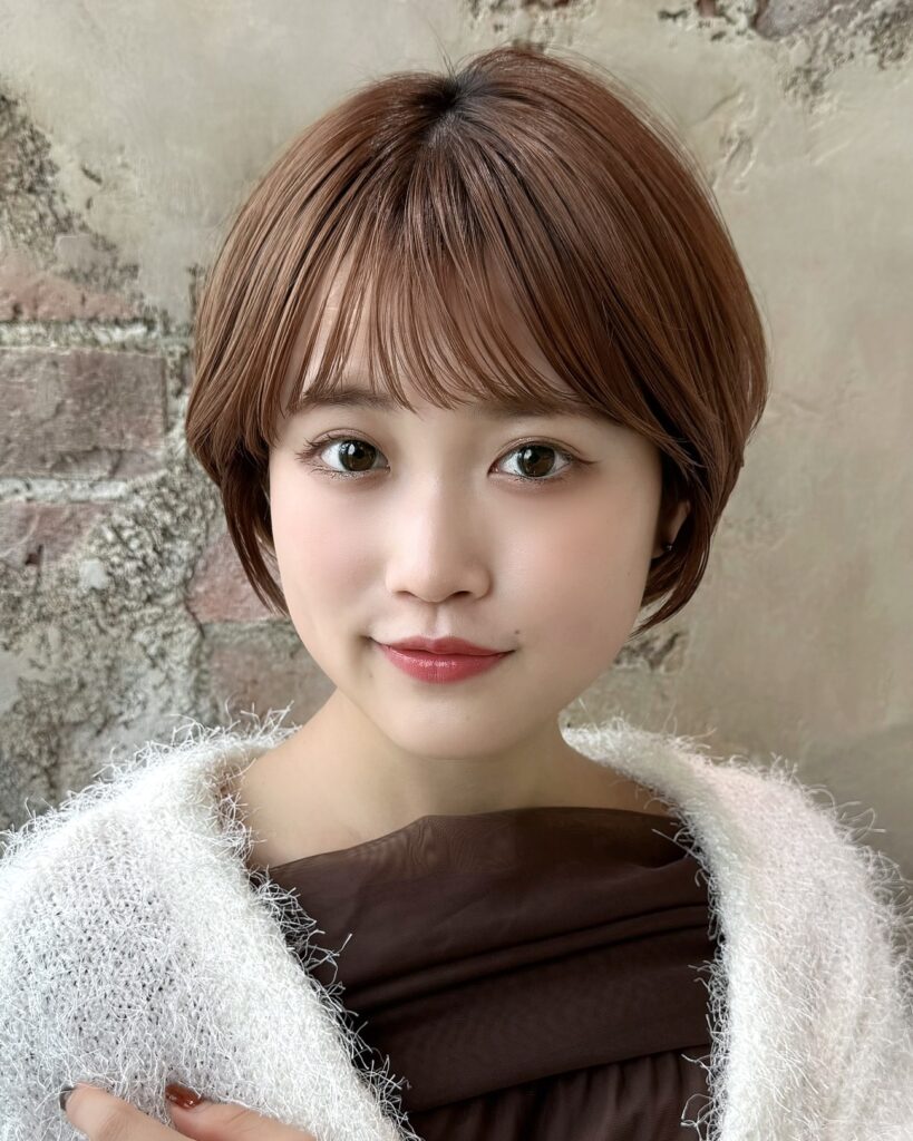 愛されショートボブ 新宿