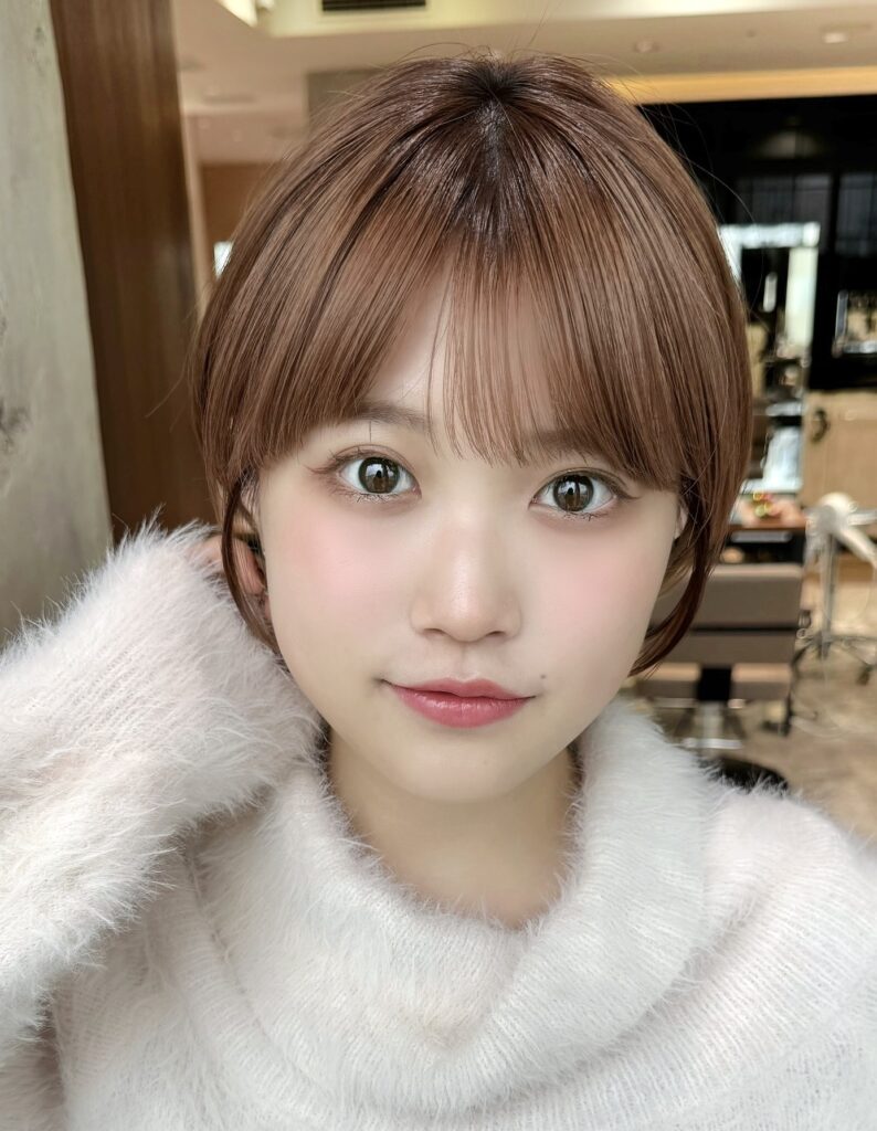 ふんわり女っぽ♡丸みショート　新宿