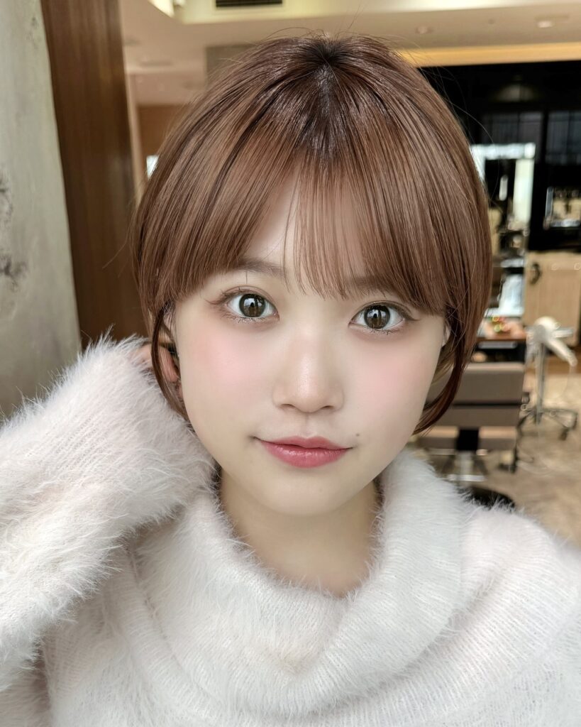 ふんわり女っぽ♡丸みショート 新宿